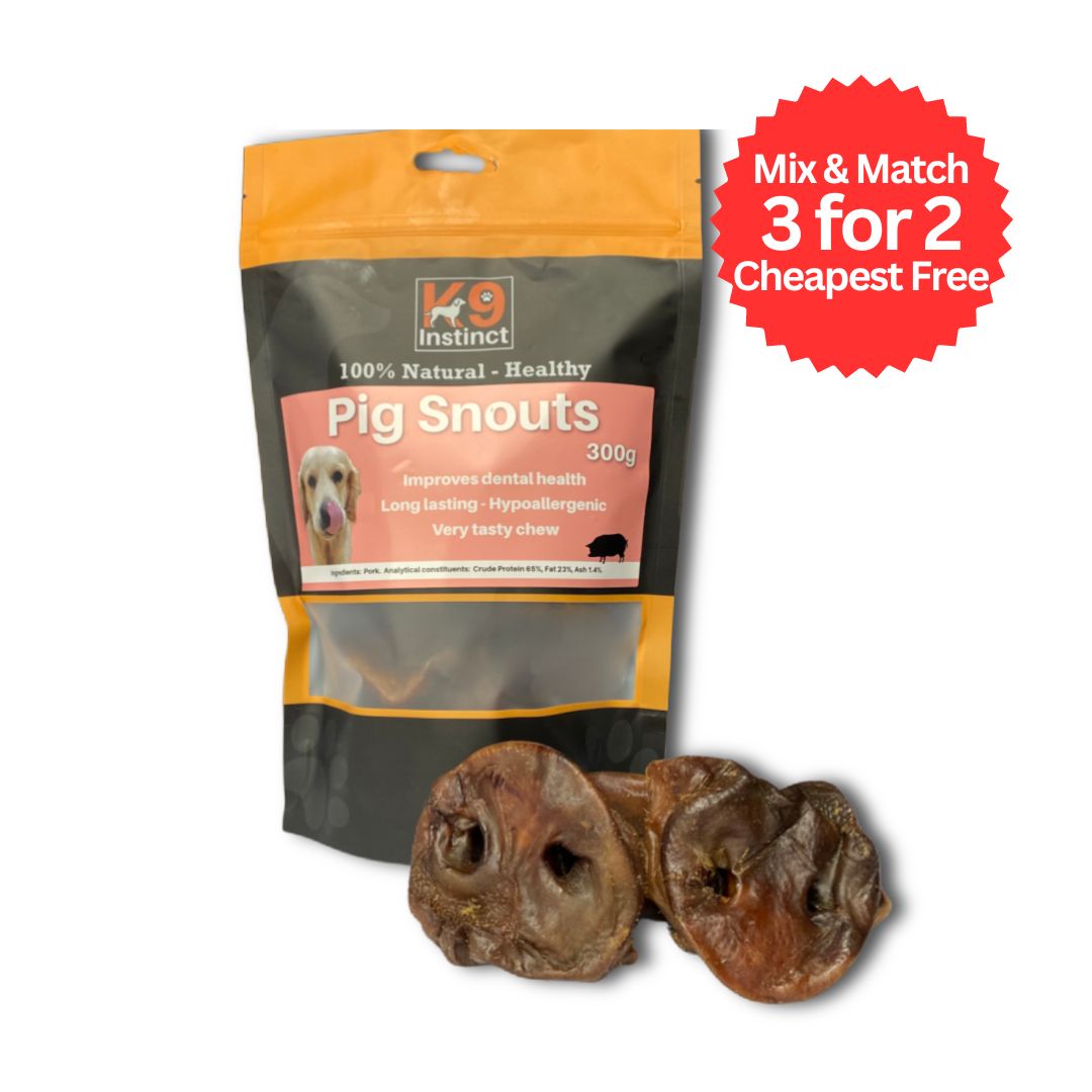 K9 Instinct Pig Snouts 300g