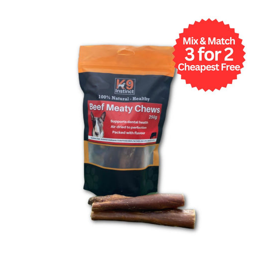 K9 Instinct UK Beef Meaty Chews - natural dog chew