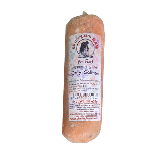 Birmingham Raw Salmon Only mince for dogs
