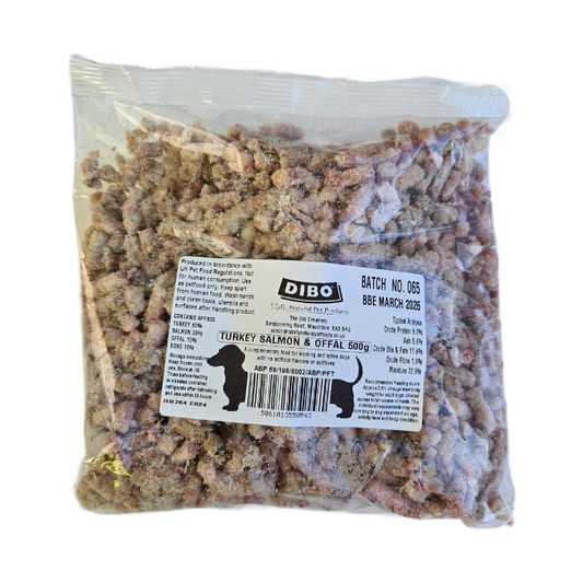 TN Turkey/Salmon/Offal 500g