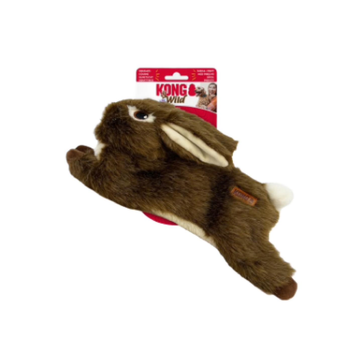 Kong Wild Low Stuff Rabbit - M