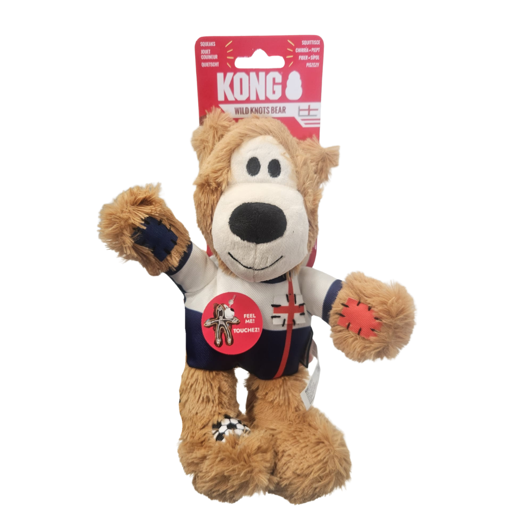 Kong World Cup Wild Knots Bear England shirt