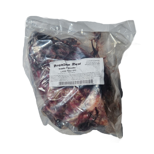 Raw Lamb Head 1pc