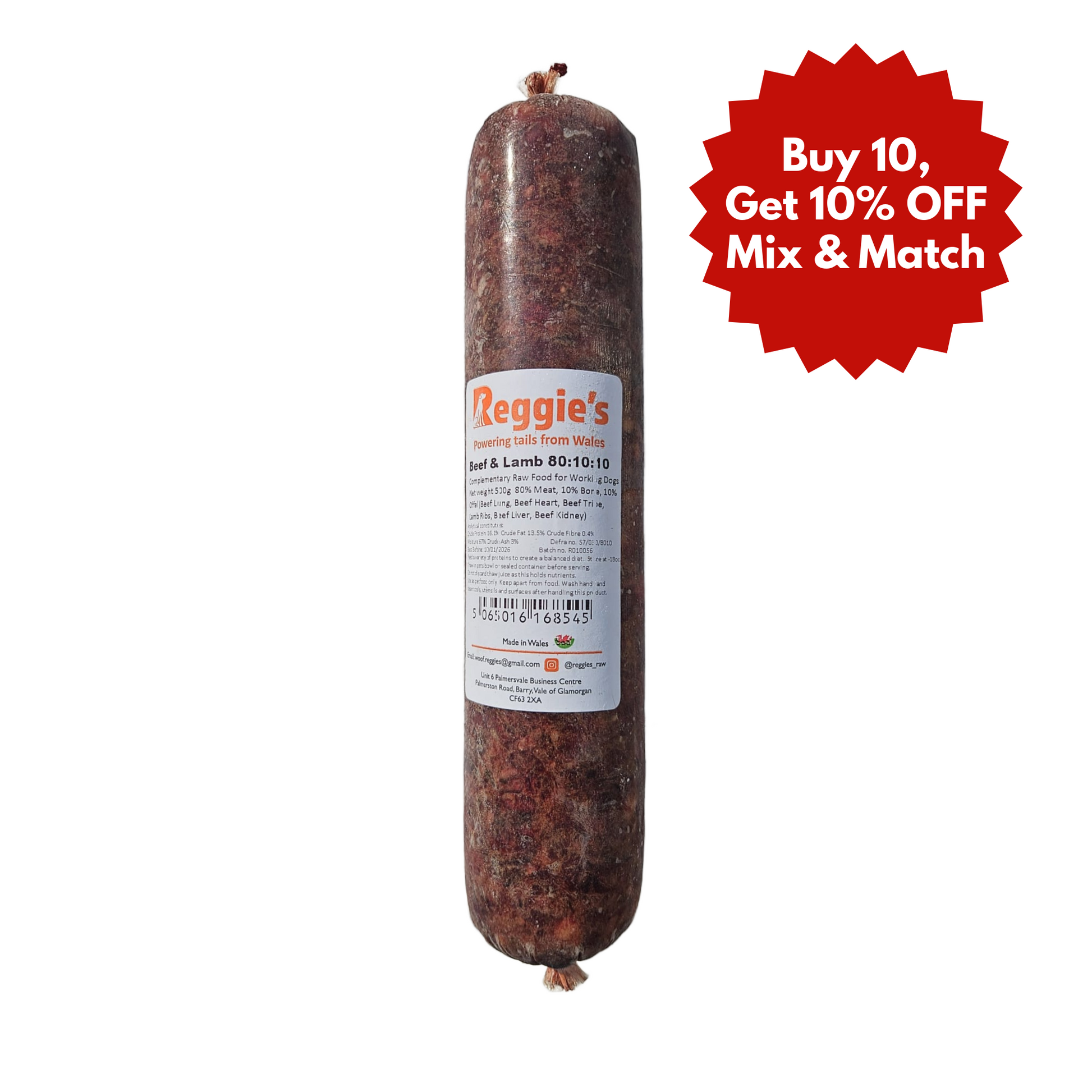 Reggie's raw dog food in Bristol