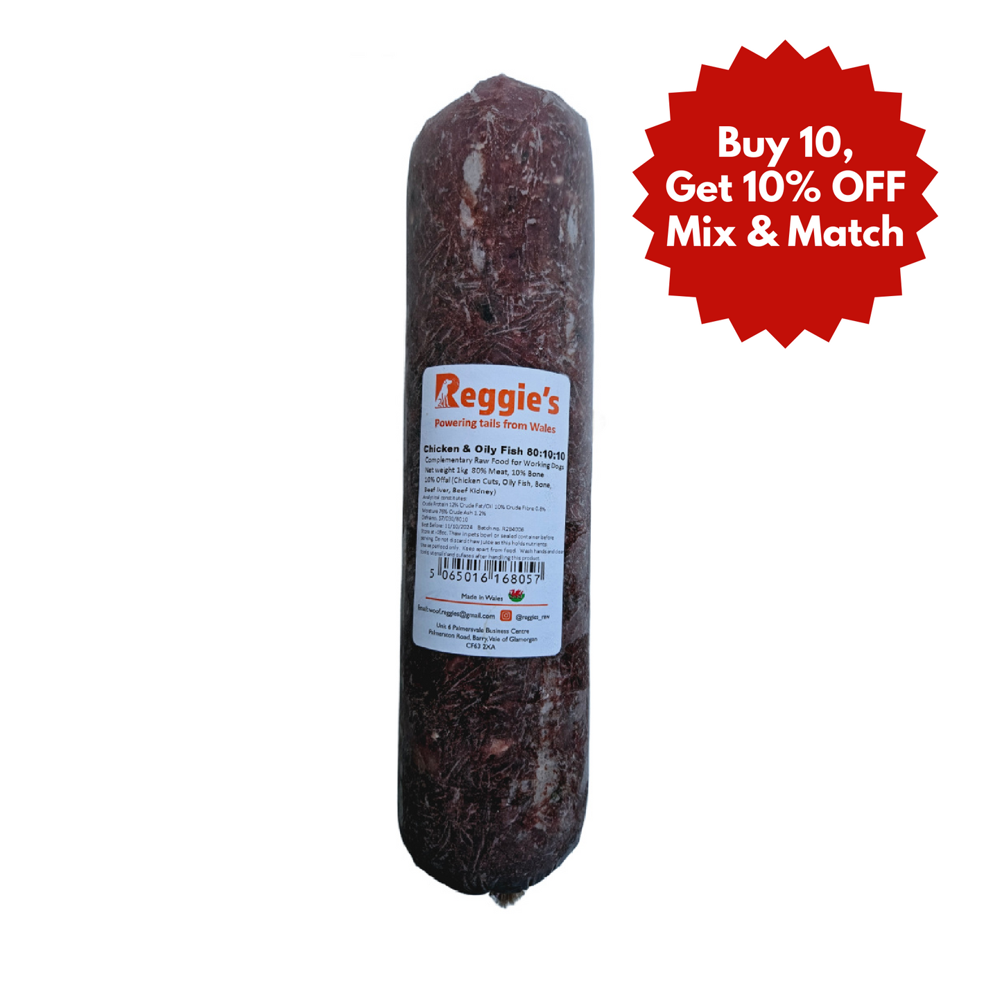 Reggie's raw dog food in Bristol