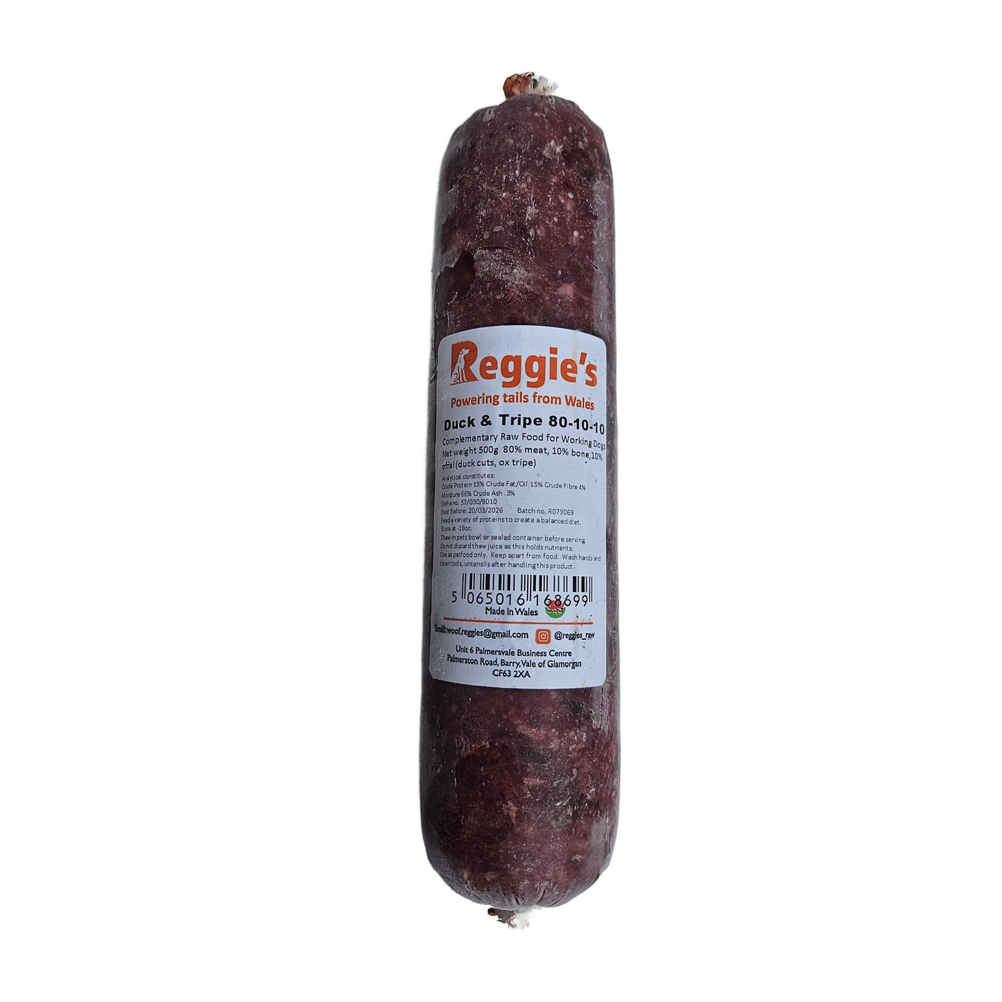 Reggies raw dog food for dogs in Bristol