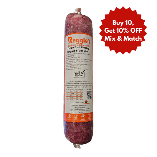 Reggies Three bird medley for dogs in Bristol