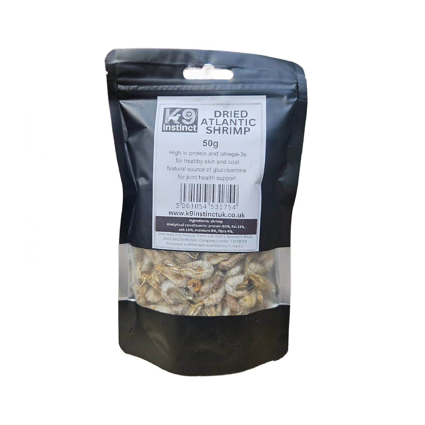 Shrimp 50g bag - natural treat for dogs