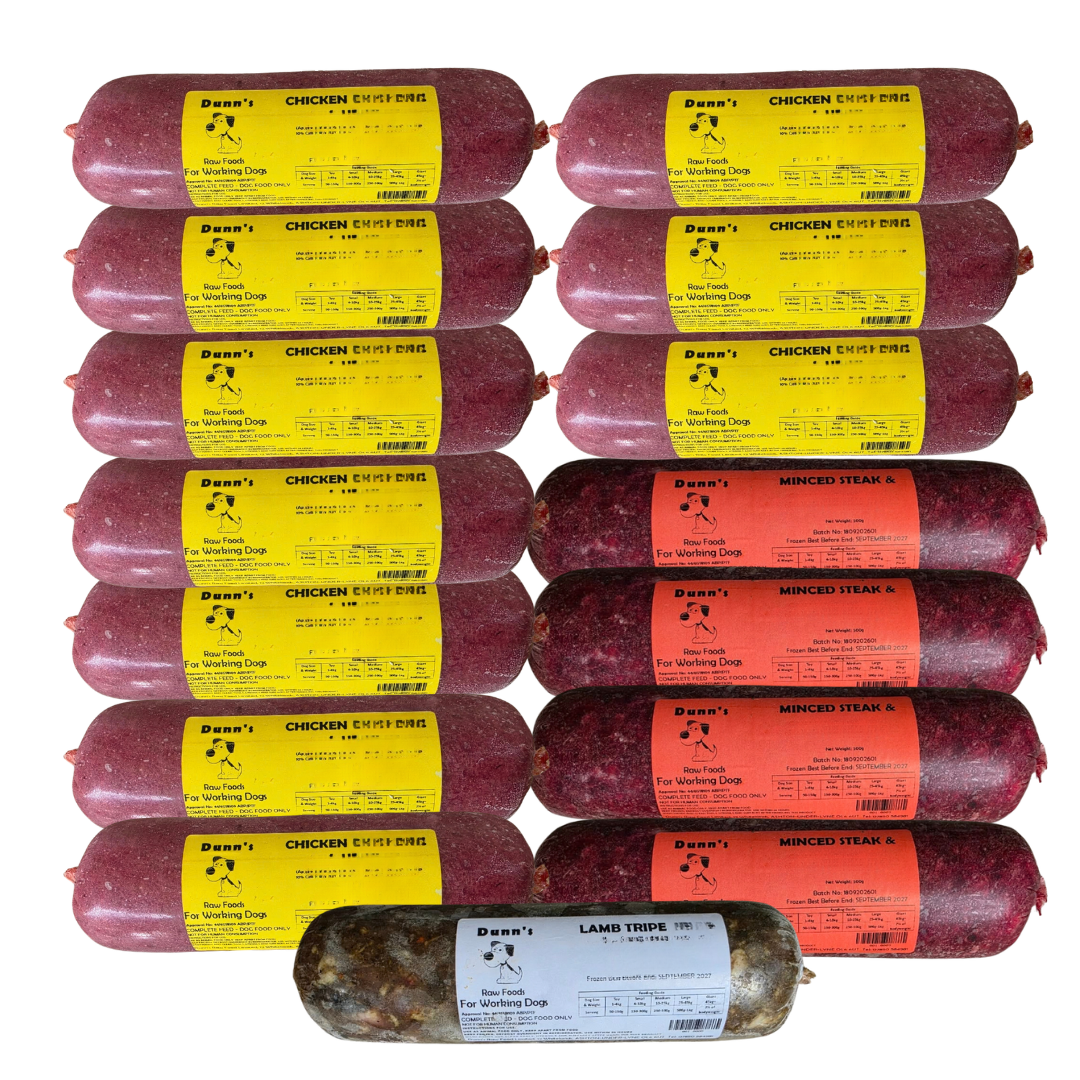 Dunns Assorted Raw Box 15 x 500g