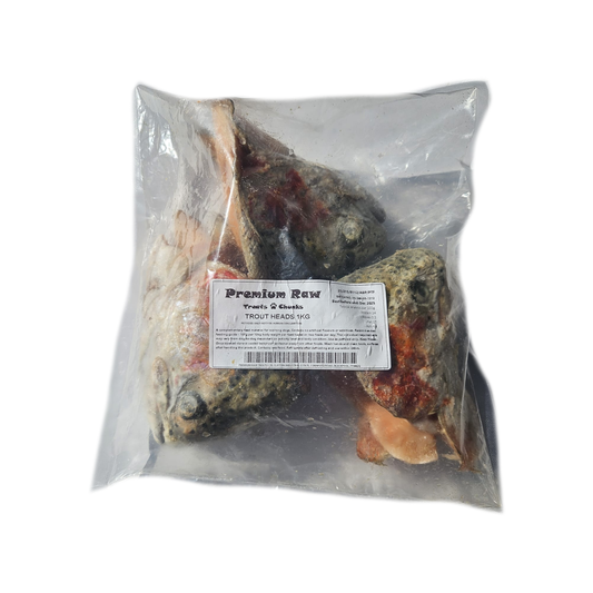 Natural treats Bristol - Raw Trout Heads 1kg