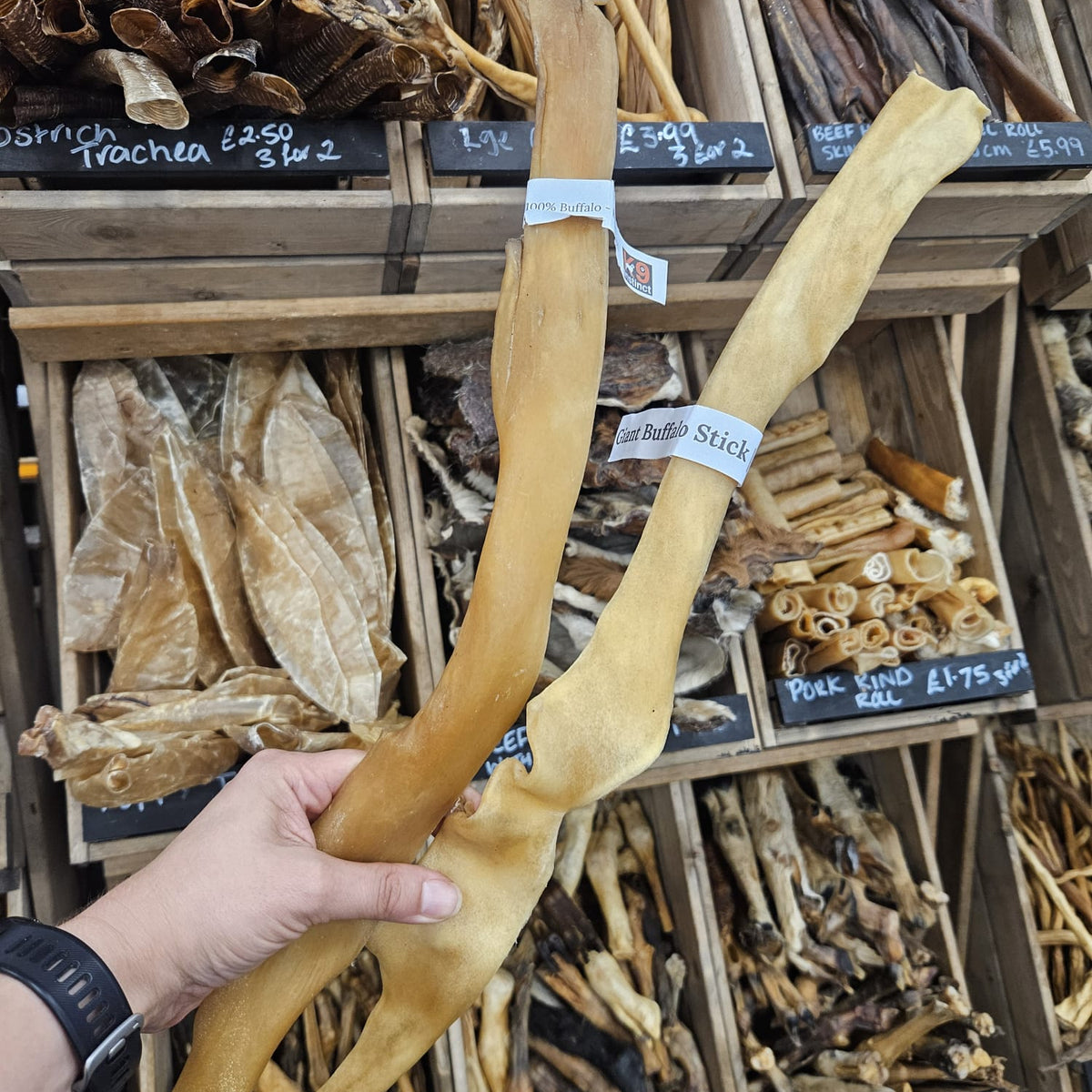 Giant buffalo chews for dogs