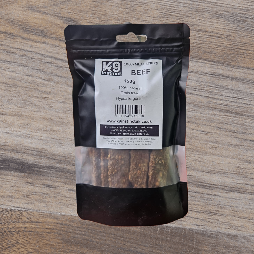 100% Meat Strips 150g - Beef