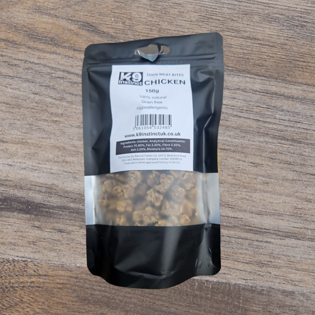 100% meat bites for dogs - single protein