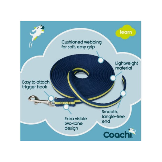 CoA Coachi Training Line Navy & Lime 5m