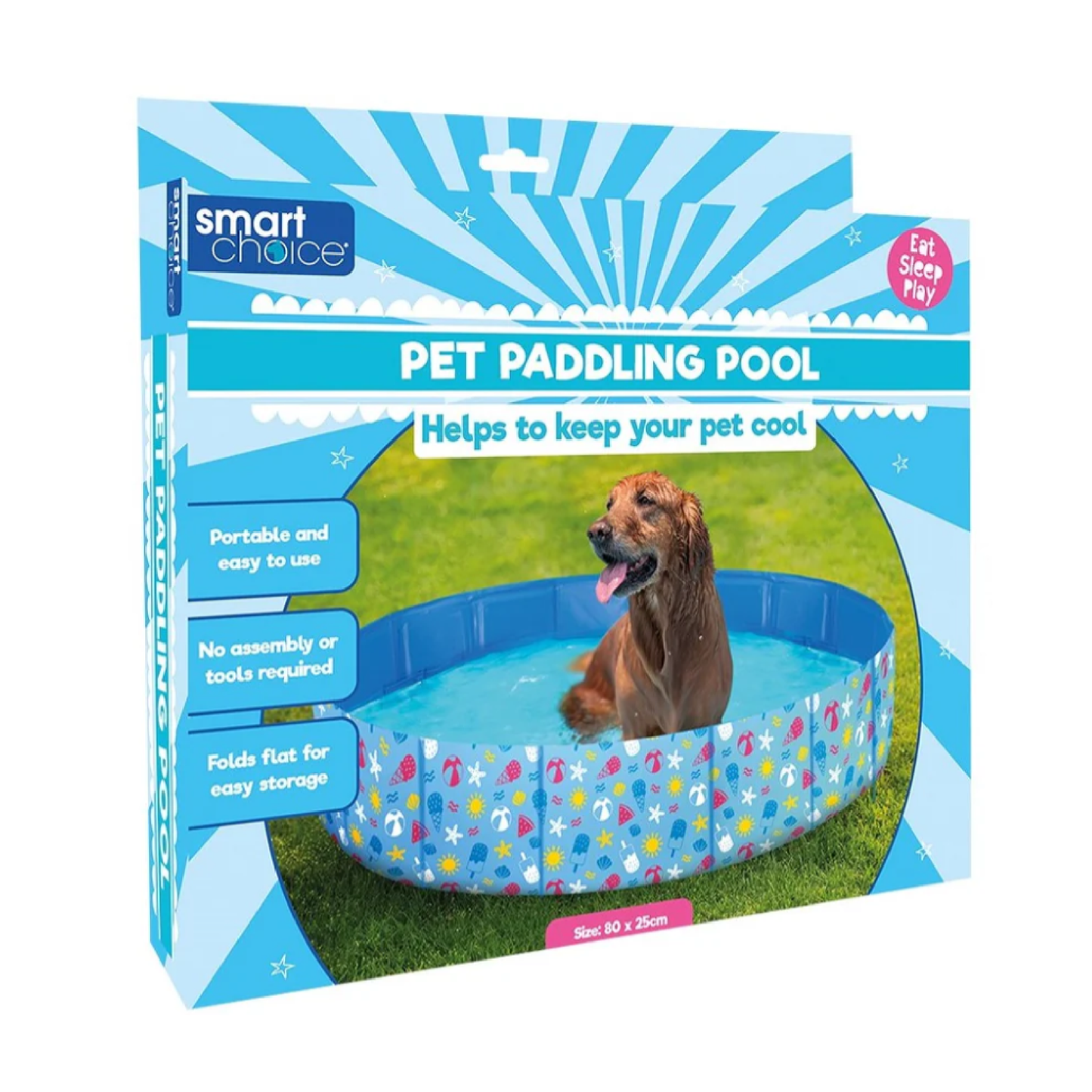 Dog paddling pool