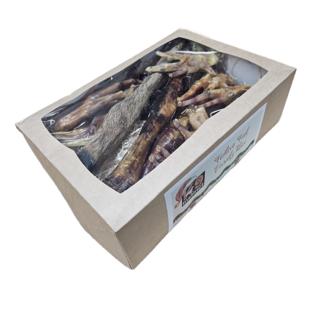 Festive feet variety box for dogs shipping across UK