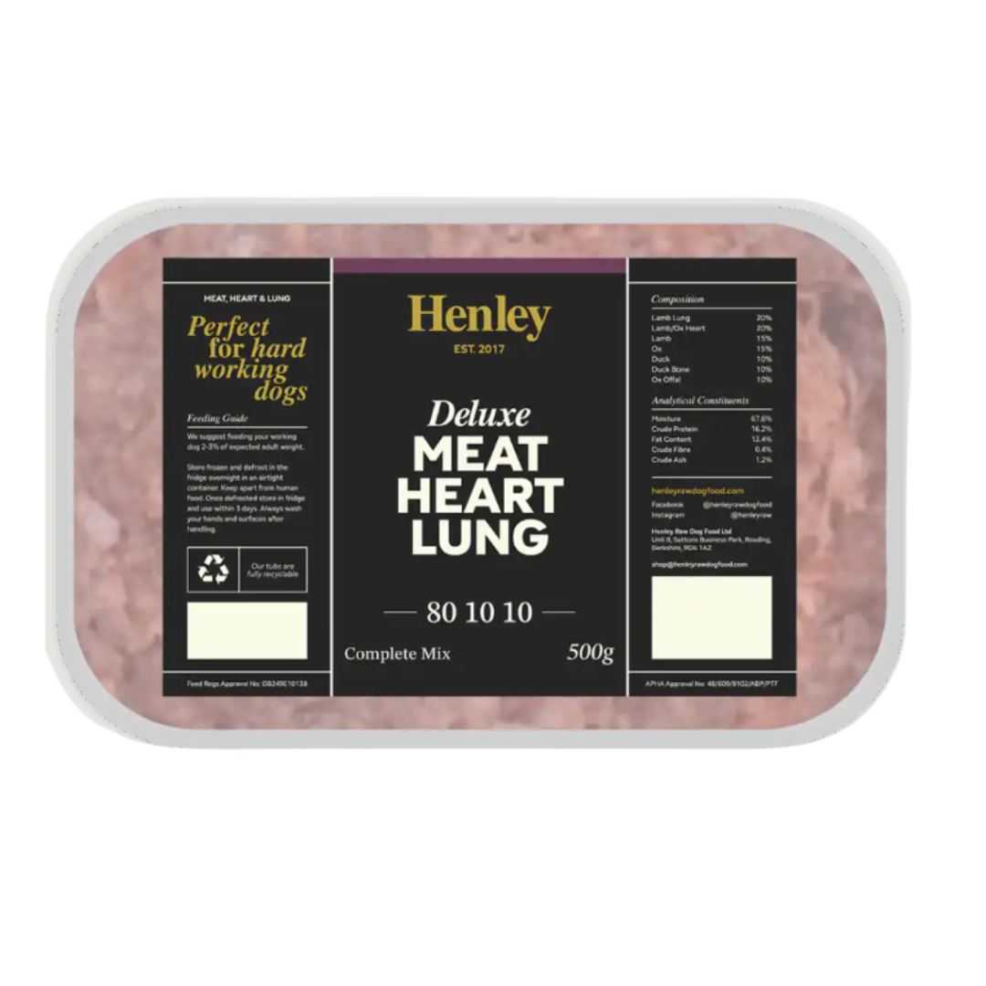 Henley Deluxe Meat, Heart & Lung Mix 500g