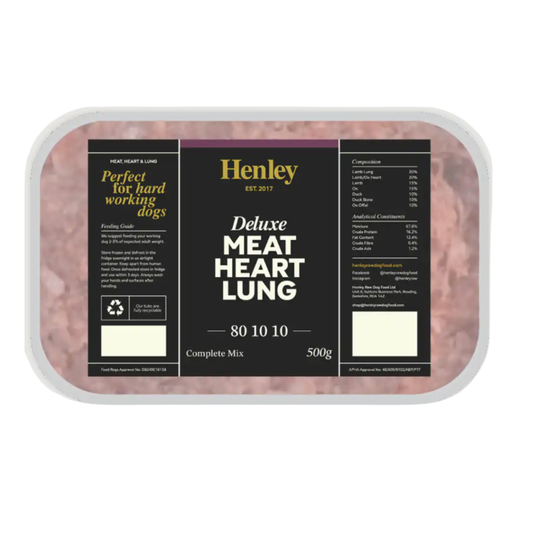 Henley Deluxe Meat, Heart & Lung Mix 500g