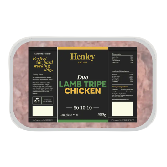 Henley Duo Lamb Tripe and Chicken 500g