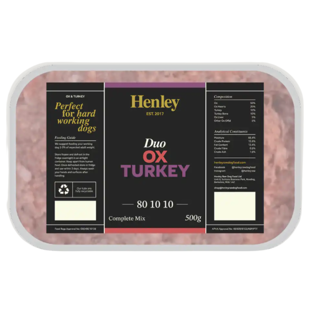 Henley Duo Ox and Turkey 500g