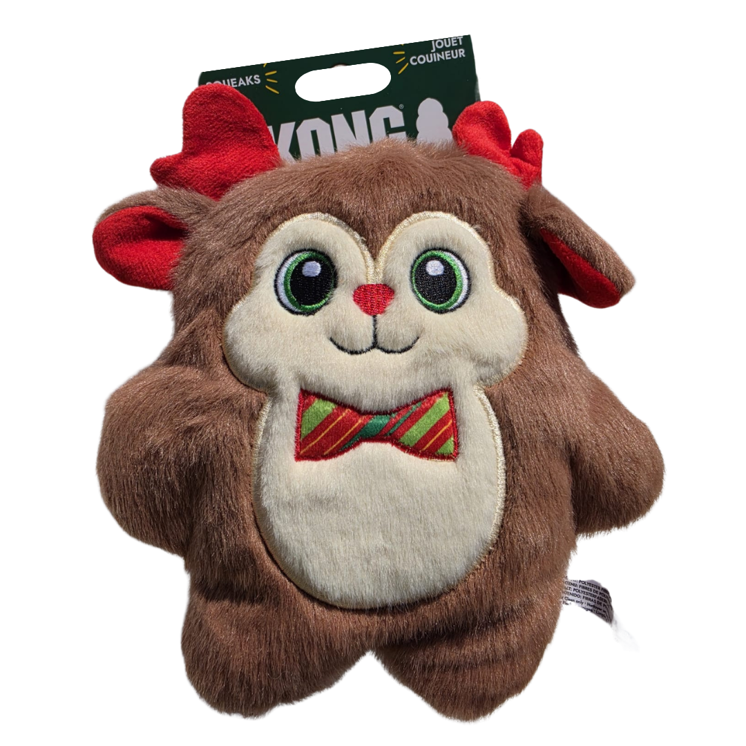 KONG Holiday 2026 Snuzzles Bow Tie Reindeer Medium