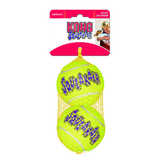 Kong Squeaker Tennis Ball 2pk Large