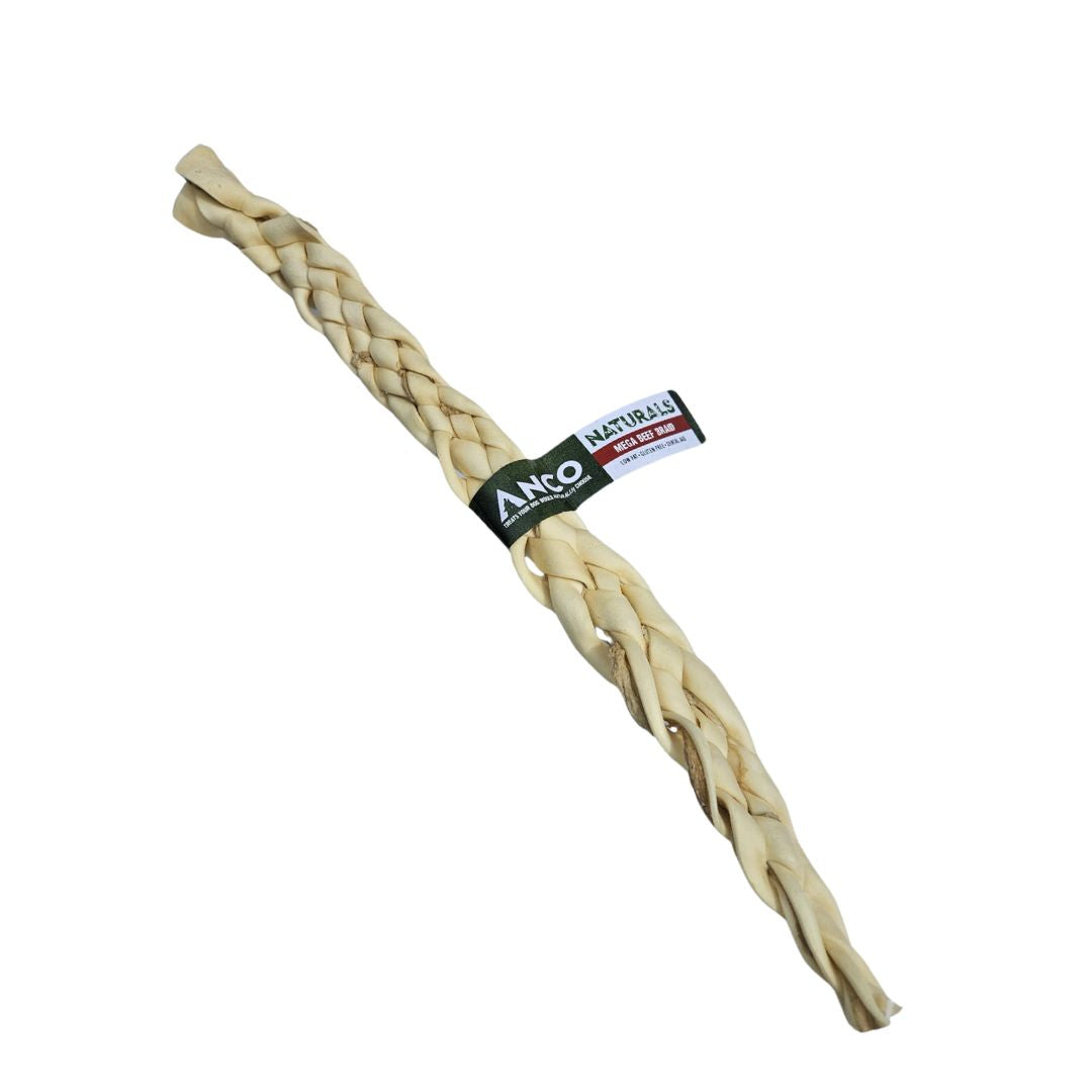Mega beef braid - natural chew for dogs in Bristol