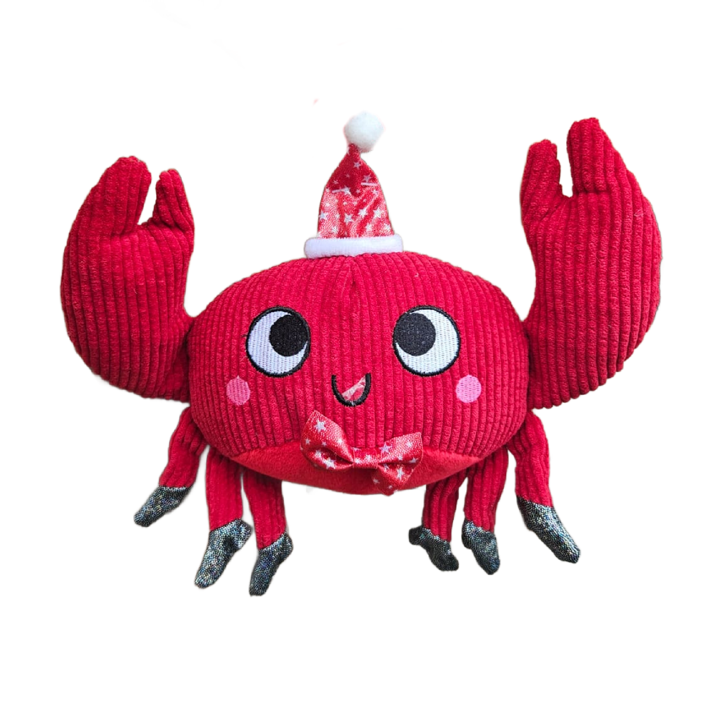 SC Christmas Plush Santa Claws Dog 26cm