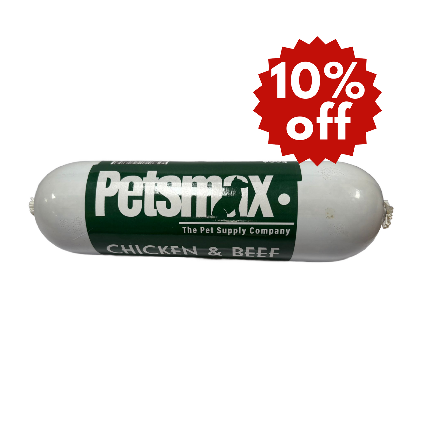 PetsMax Steamed Chicken & Beef 80/10/10 900g