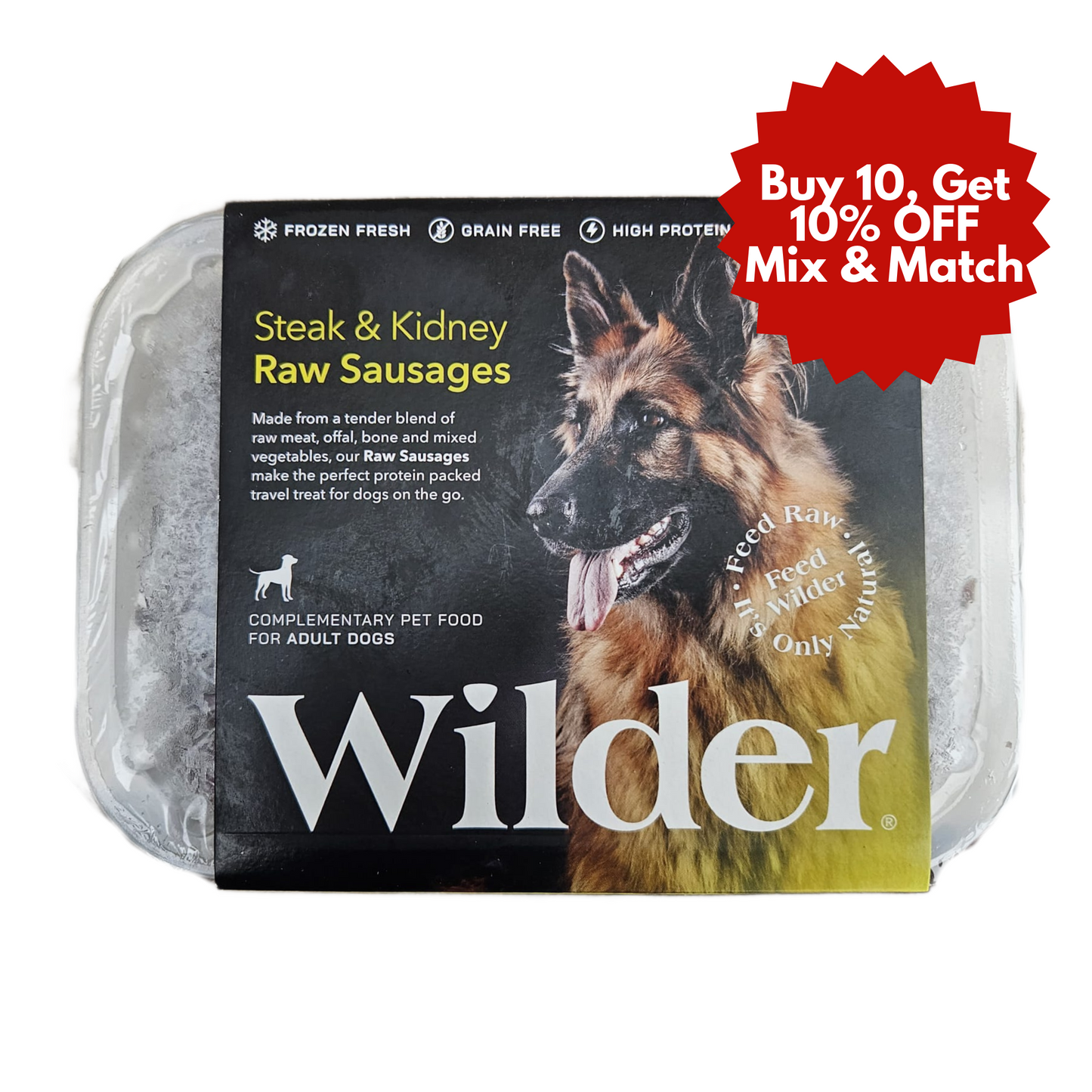 Wilder  Steak and Kidney  sausages 360g