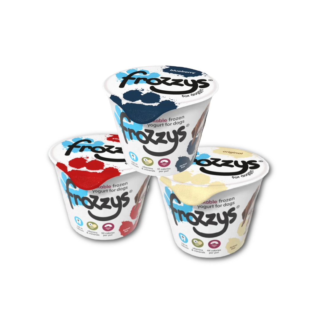 Frozzys dog yogurt top