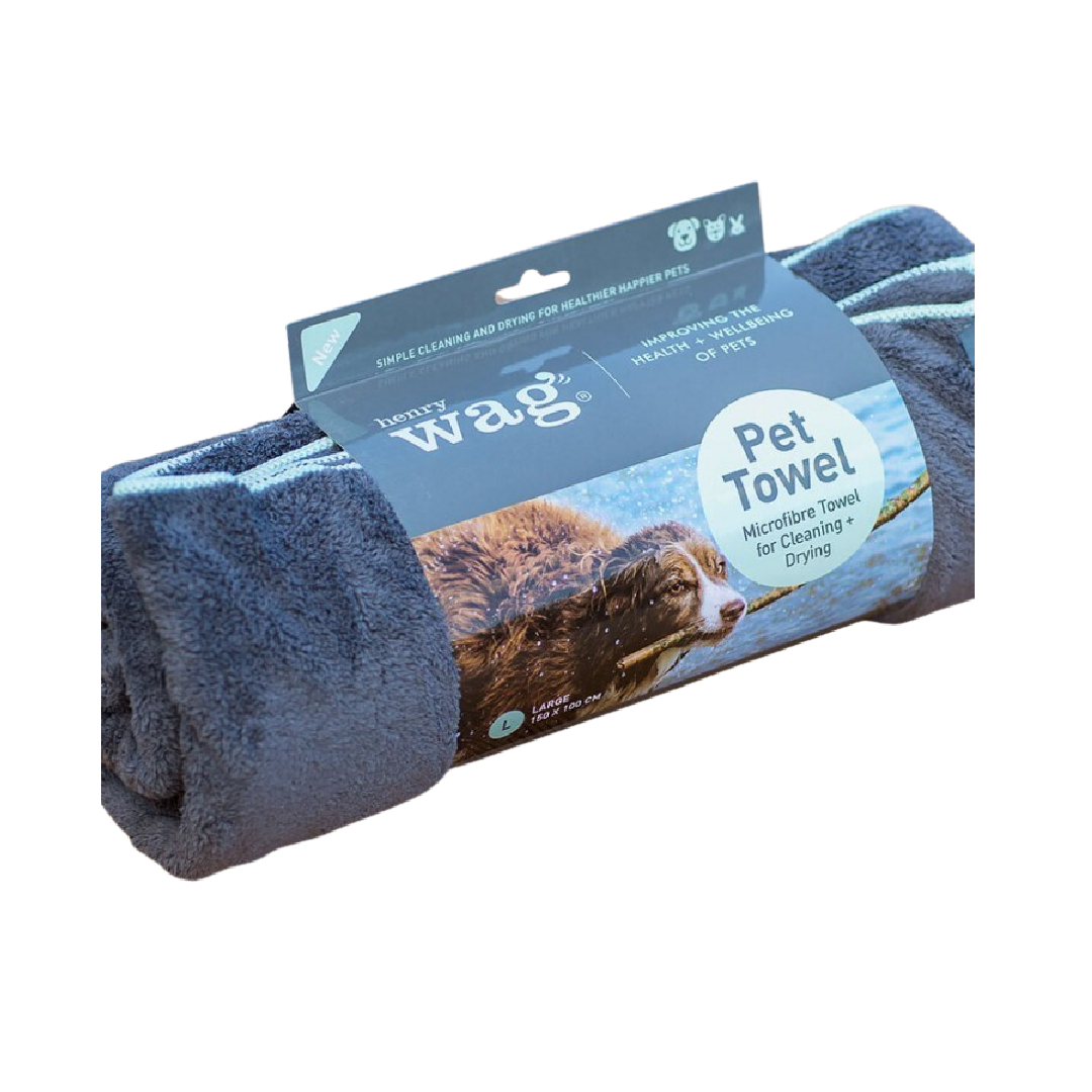 Henry wag microfibre towel online