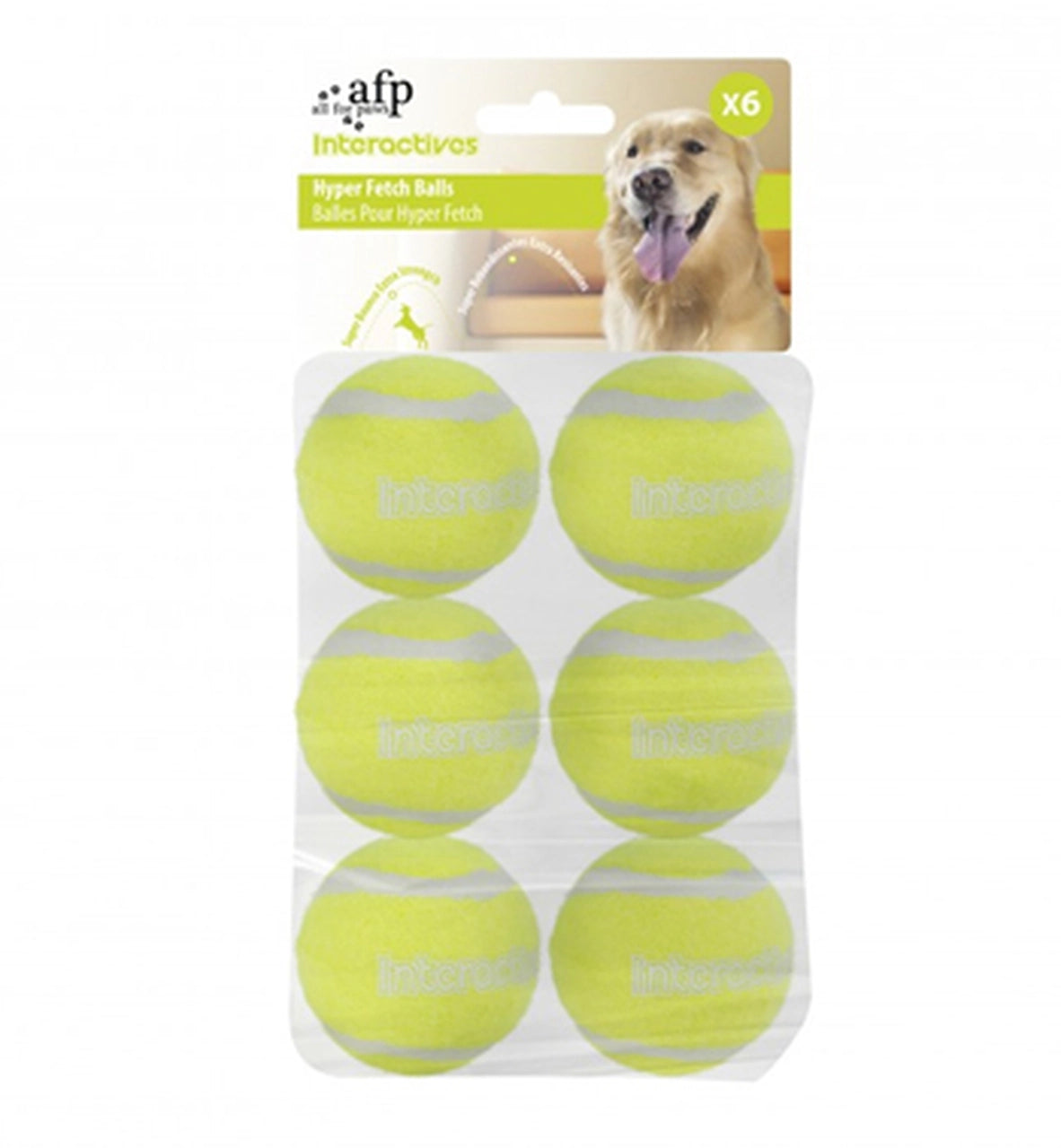 Hyper Fetch Tennis Balls 6pk