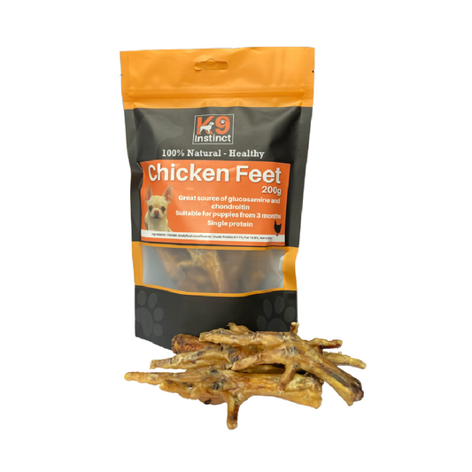 K9 Instinct UK Chicken Feet - natural dog chew