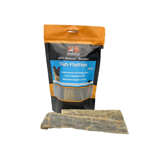 K9 Instinct UK Fish Flatties - natural dog chews