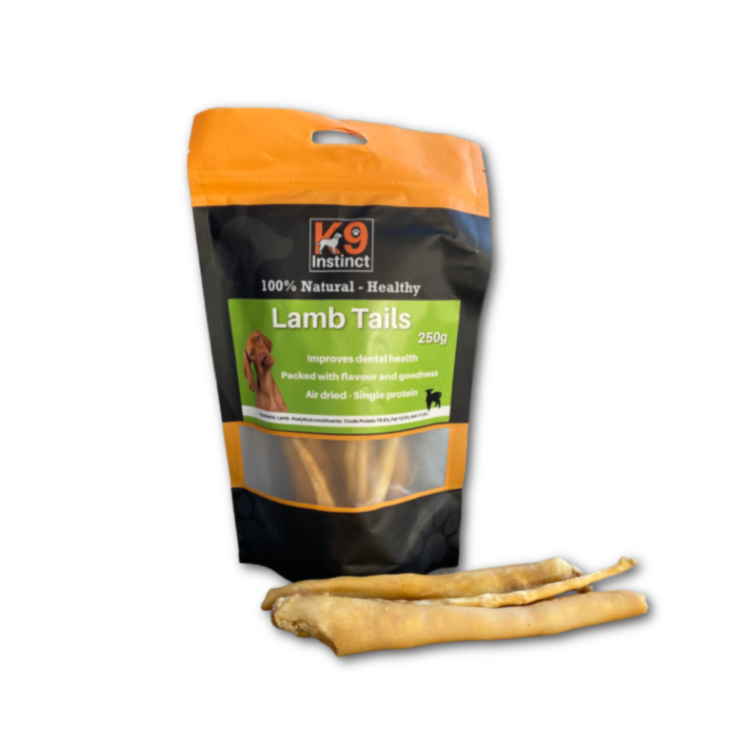 K9 Instinct UK Lamb Tails - natural dog chews