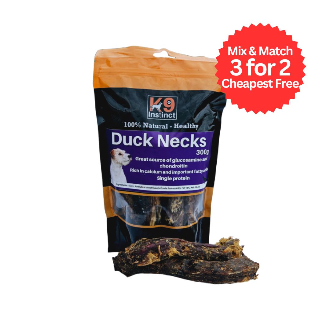 K9 Instinct UK Duck necks - natural dog chews