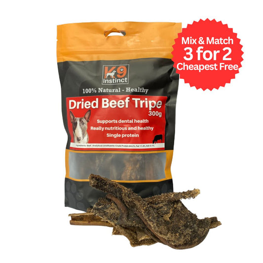 K9 Instinct Dried Beef Tripe 300g