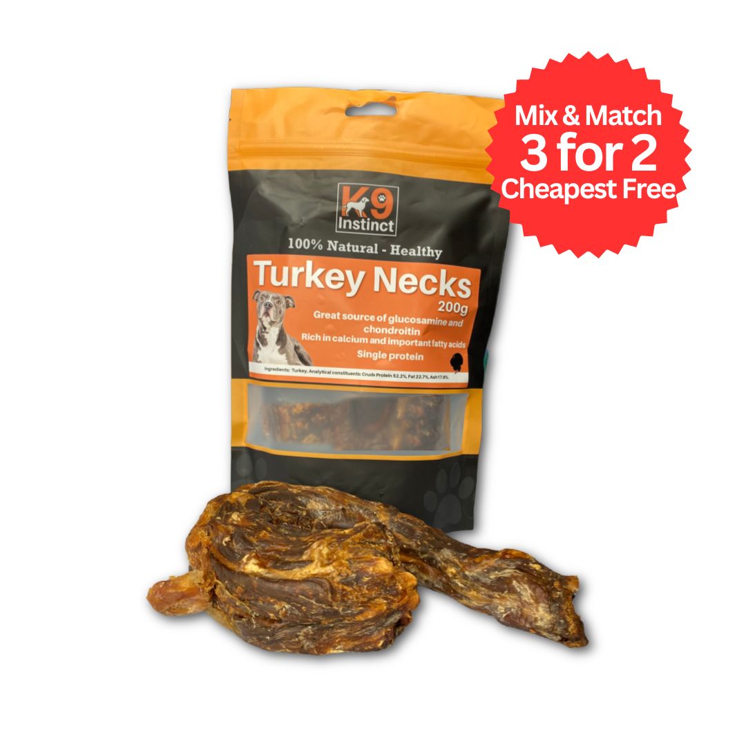 K9 Instinct UK Turkey Necks - natural chews for dogs