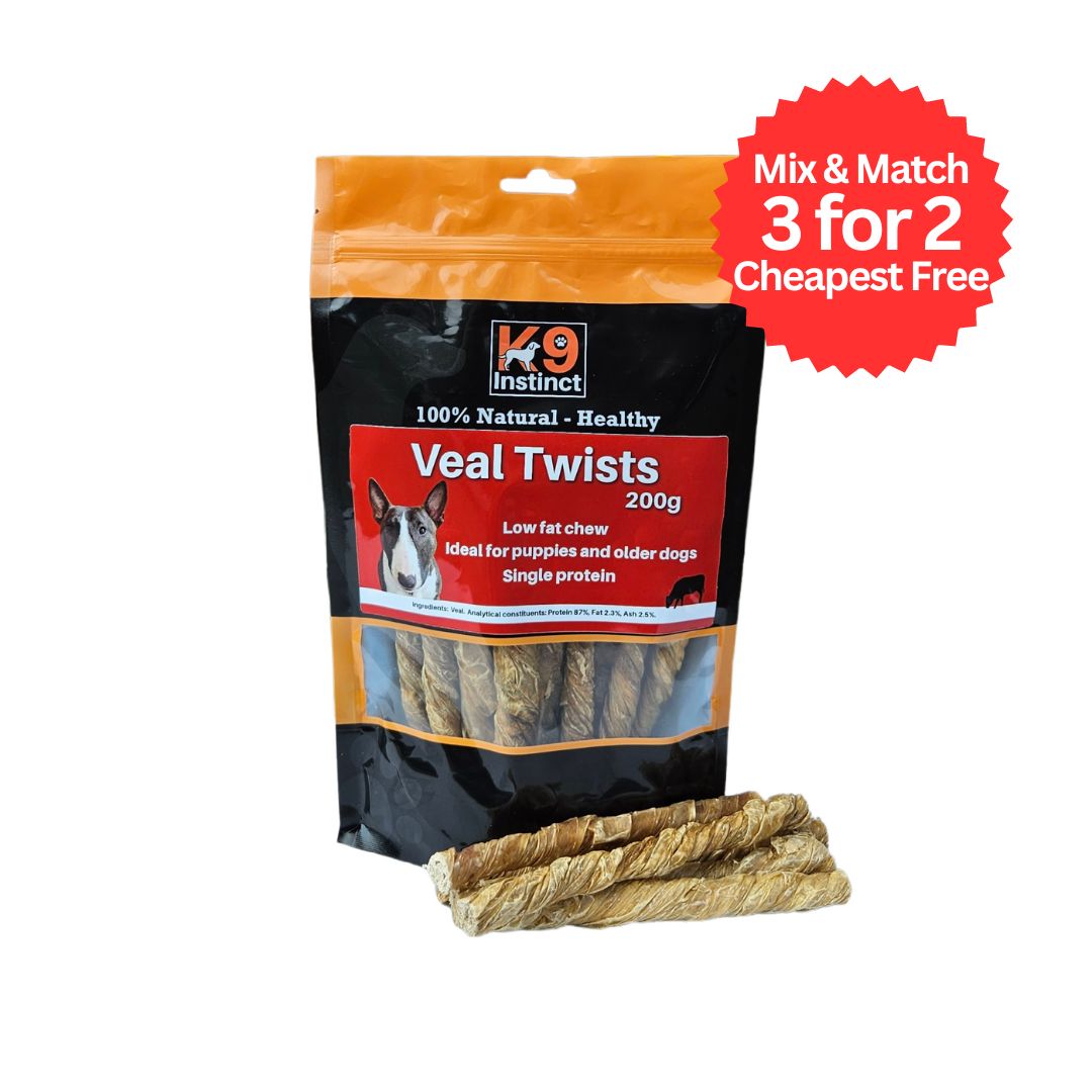 K9 Instinct Veal twists - natural chews for dogs