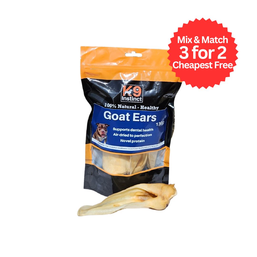 K9 Instinct UK Goat Ears - natural dog chews