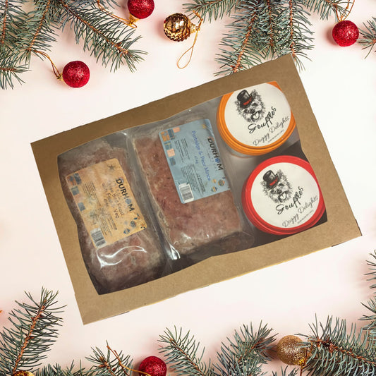 Christmas Dinner Box with FREE chew
