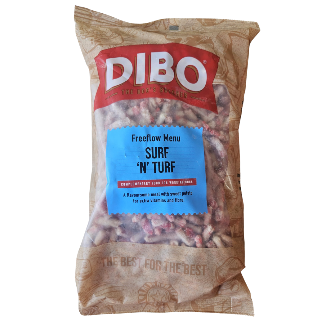 Dibo Surf n Turf raw dog food in Bristol