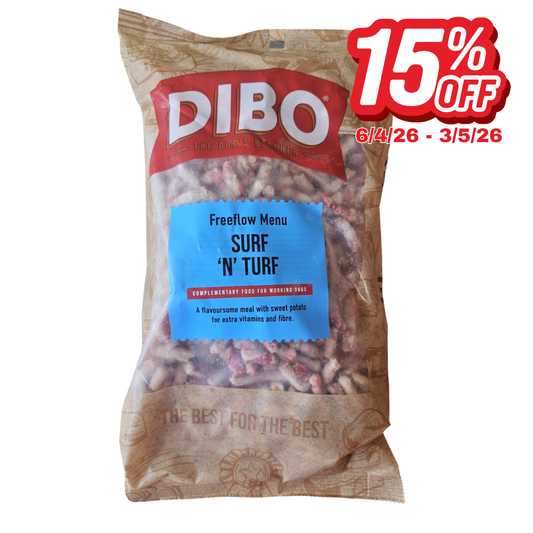 Dibo Surf n Turf raw dog food in Bristol