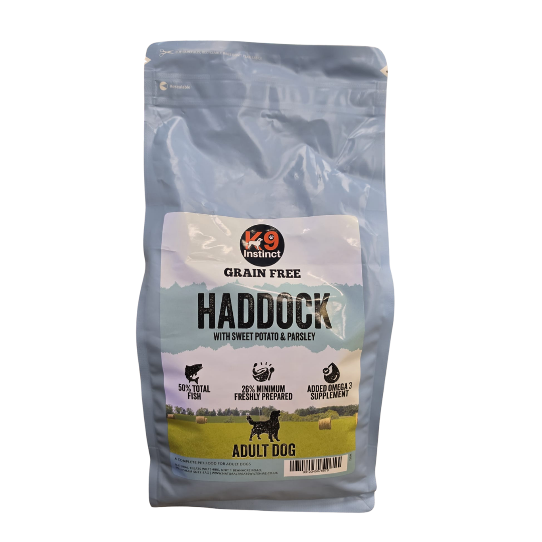 Haddock, Sweet Potato & Parsley 2kg, grain free