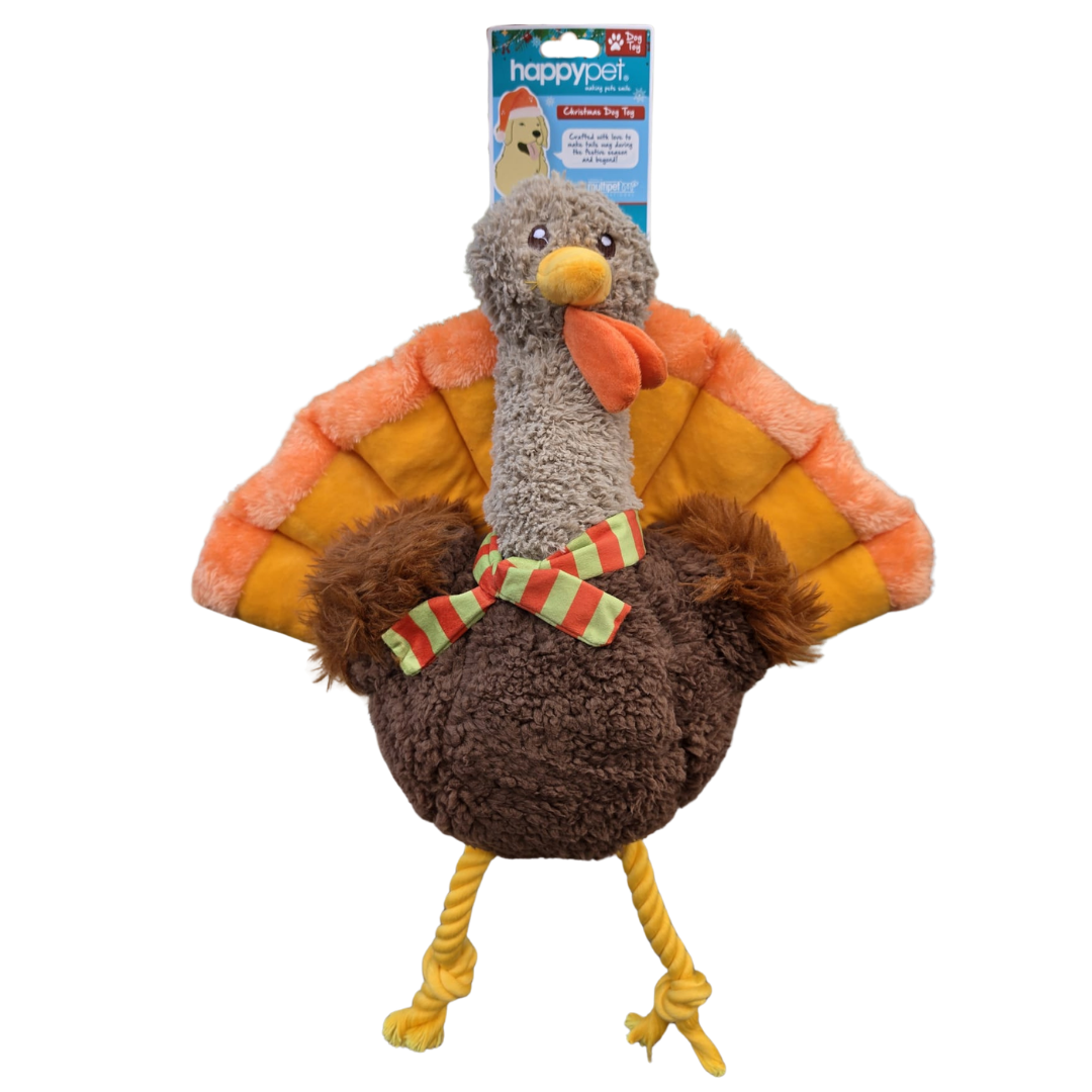 Happy Pet Jumbo Tommy Turkey Plush Dog Toy