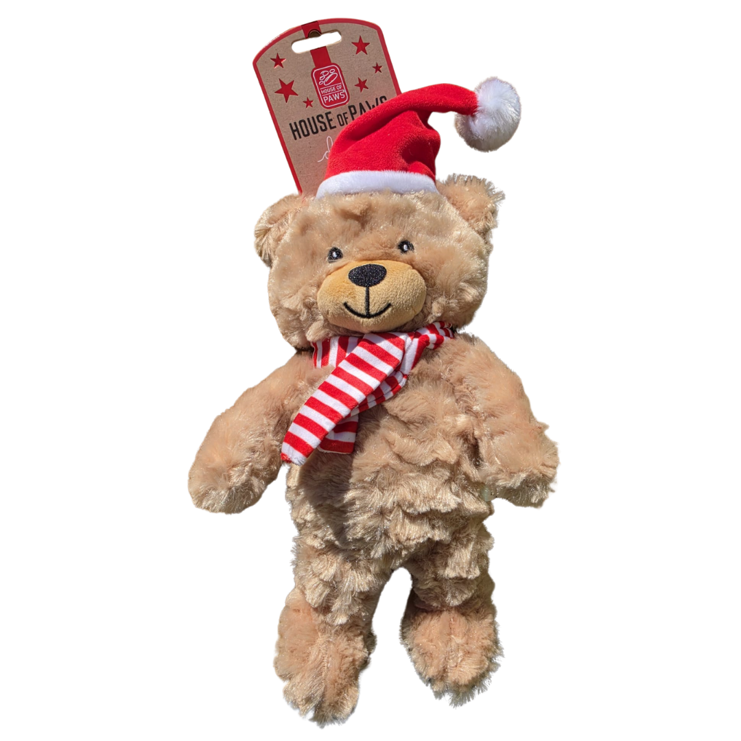 House of Paws Snuggly Christmas teddy bear dog toy