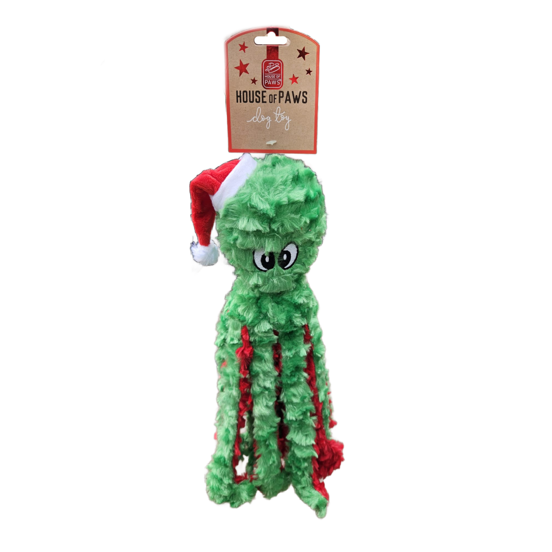 H/P Christmas Octopus Dog Toy