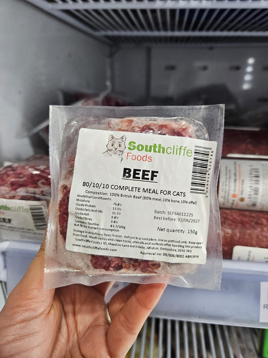 Southcliffe Beef raw cat foot in Bristol