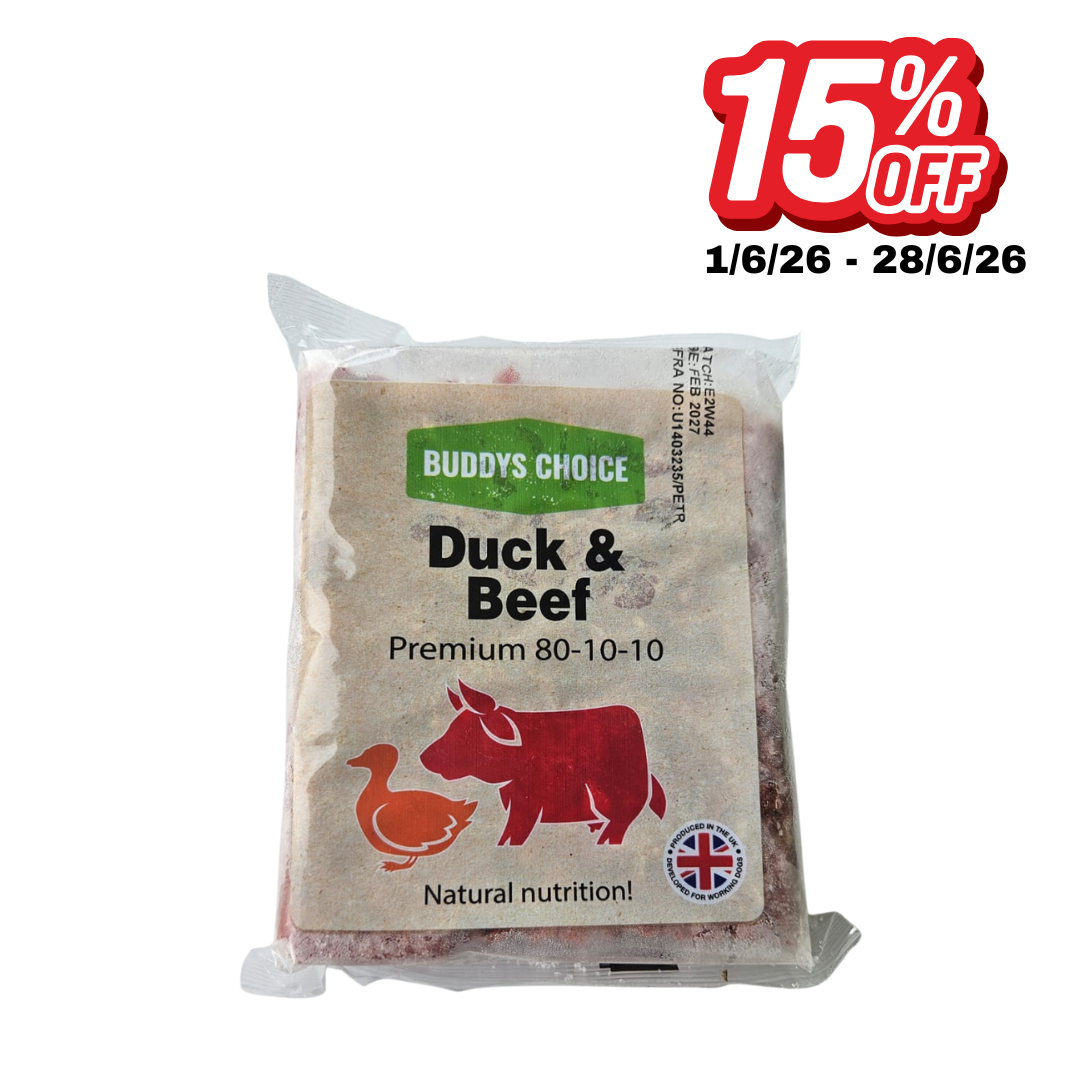 Buddys Choice Duck & Beef Tripe 454g 80/10/10